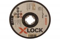 Круг отрезной BOSH X-LOCK Standard for Inox 125x1.6x22.23мм прямой