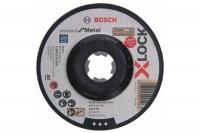 Круг обдирочный BOSH X-LOCK Standard for Metal 125x6x22.23 мм вогнутый, (+30%)