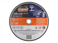 Круг отрезной GEPARD 230х2.0x22.2 мм для металла (по металлу и нерж. стали) (GP15230-20)