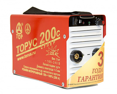 Сварочный инвертор ТОРУС-200с фото в интернет-магазине "Салмет"