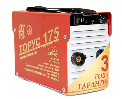 Сварочный инвертор ТОРУС-175 фото в интернет-магазине "Салмет"