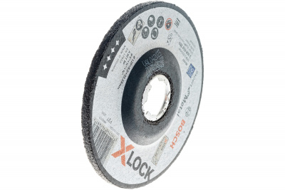 Круг обдирочный BOSH X-LOCK Expert for Metal 125x6x22.23 вогнутый фото в интернет-магазине "Салмет"