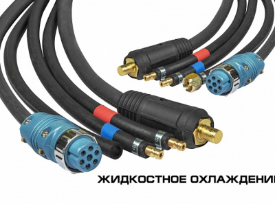 Комплект соединительных кабелей для полуавтомата КЕДР ALPHAMIG-500S PLUS + ALPHAWF-1/ALPHAWF-2 фото в интернет-магазине "Салмет"