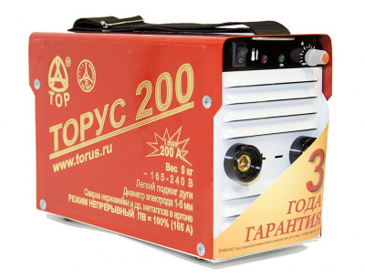 Сварочный инвертор ТОРУС-200 фото в интернет-магазине "Салмет"