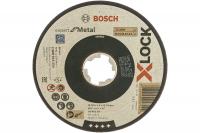 Круг отрезной BOSH X-LOCK Expert for Metal 125x1.6x22.23 прямой